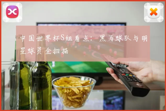 中国世界杯S组看点：黑马球队与明星球员全扫描