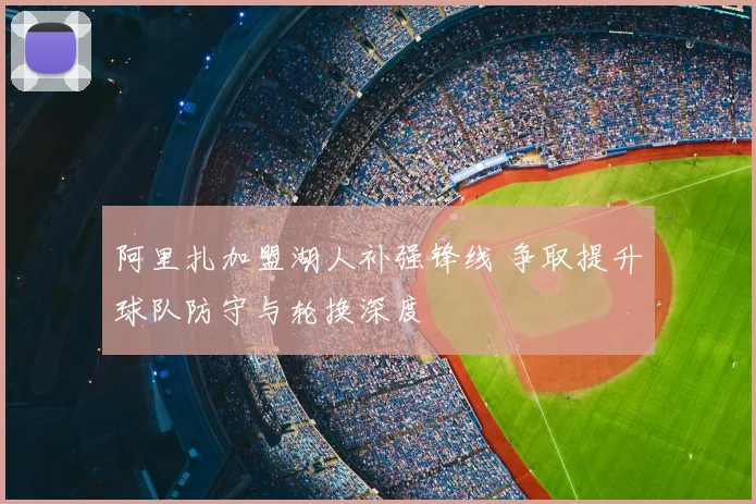 阿里扎加盟湖人补强锋线 争取提升球队防守与轮换深度
